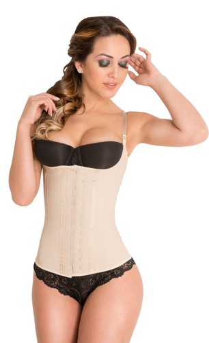 Latex semi vest waist - latex,